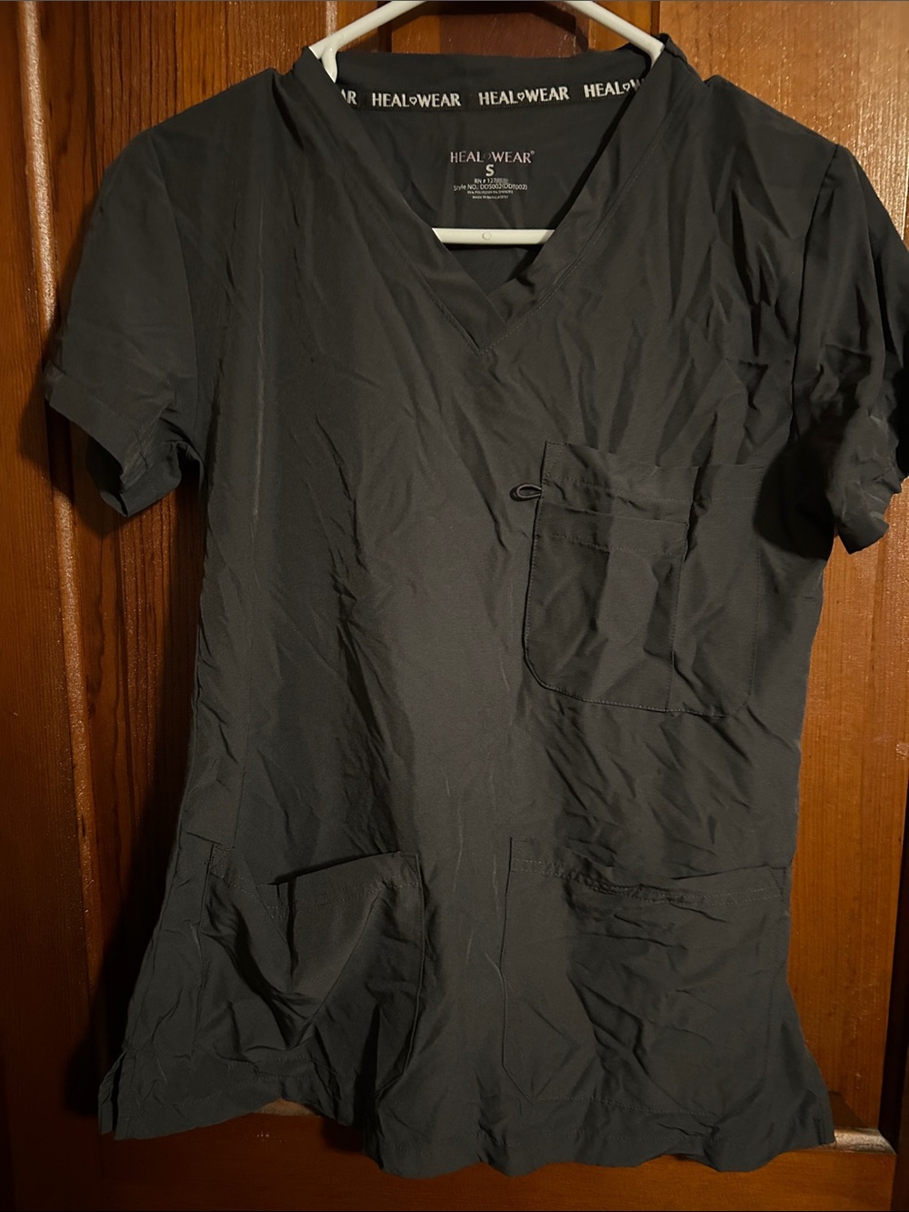 Women's Scrub Top - Black
